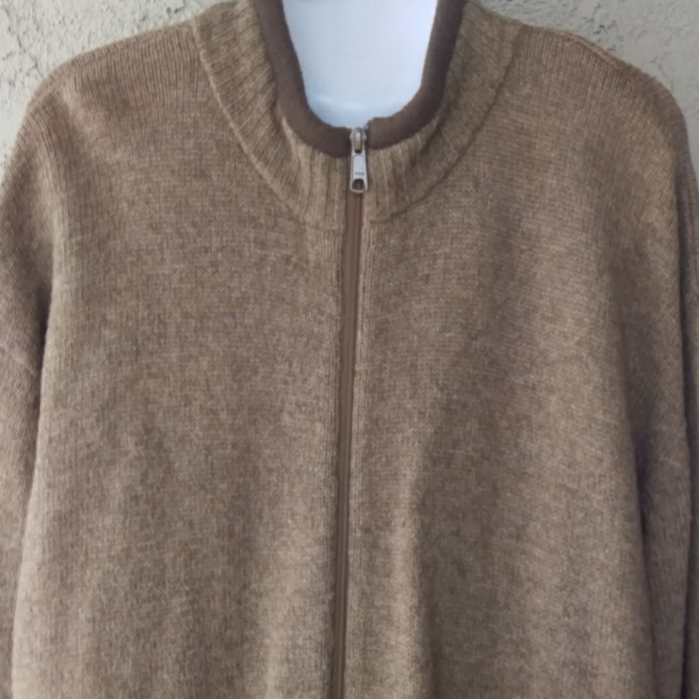WoolRich 100% wool zippered pockets sweater - Picture 3 of 8